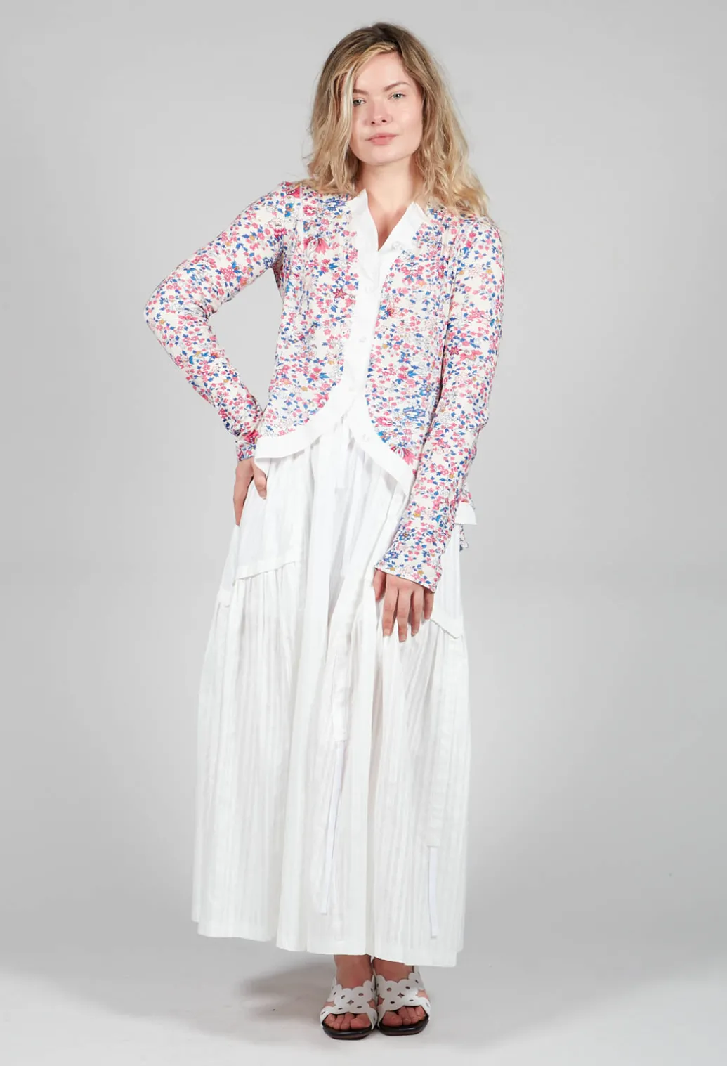 Long Skirt in White