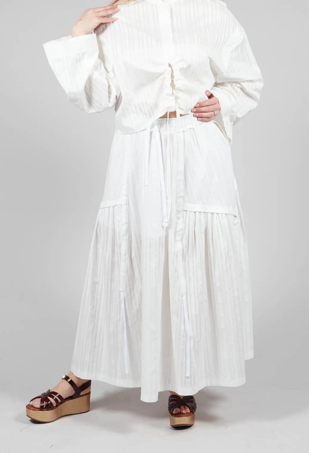 Long Skirt in White