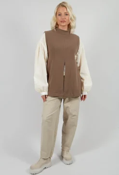 Long Sleeve Cotton Shirt in Cream