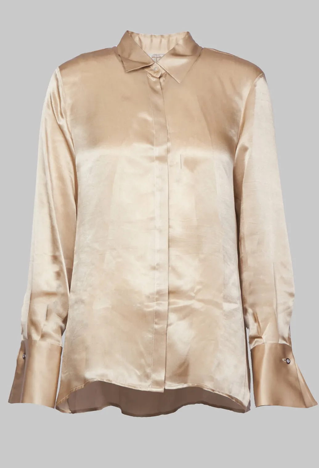 Long Sleeve Shirt in Champagne