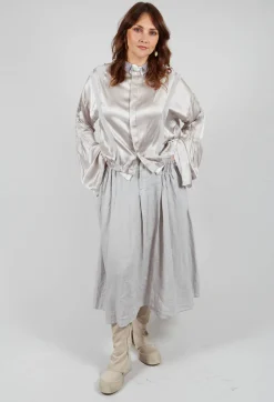 Long Sleeve Silk Shirt in Original