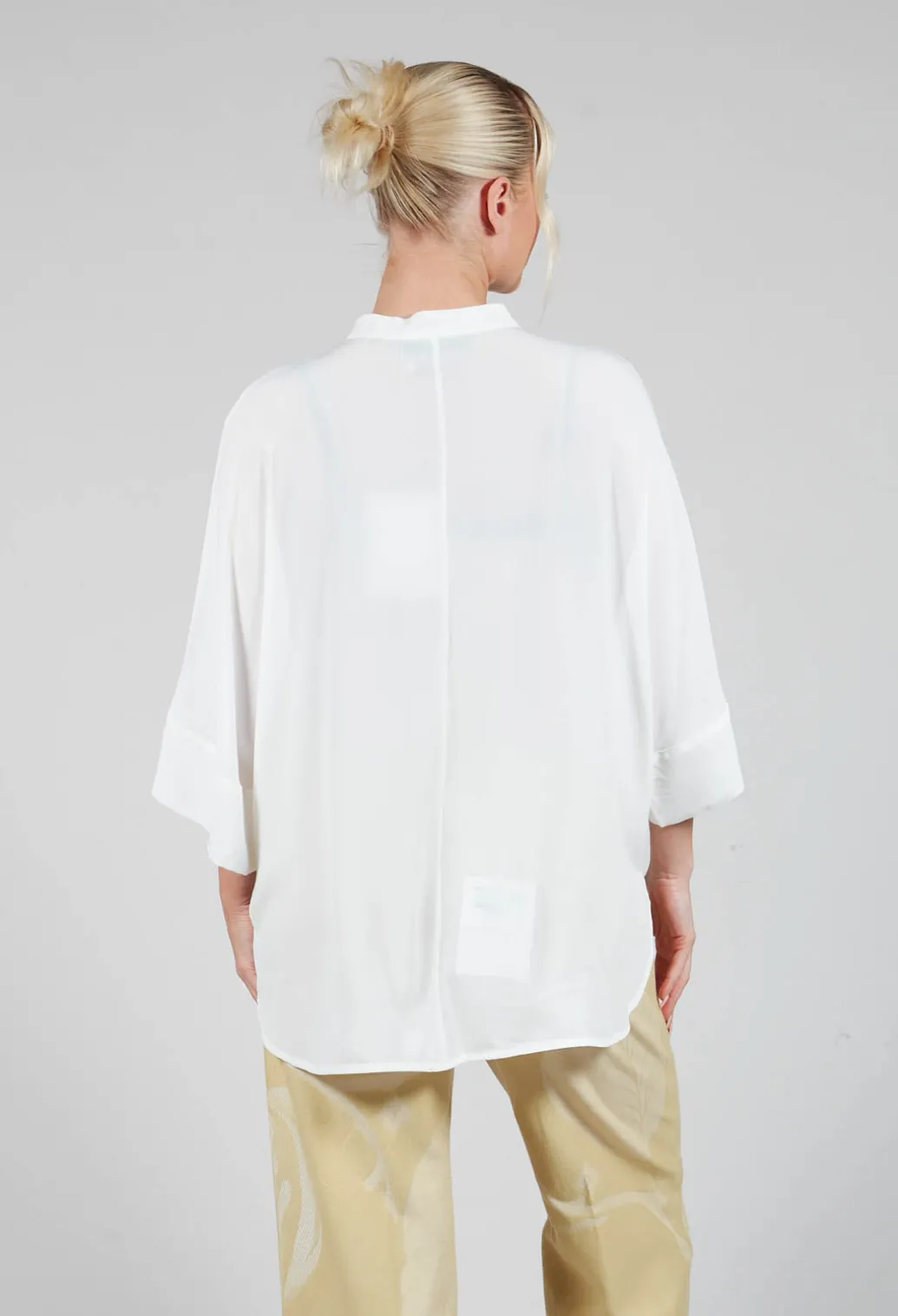 Longline Shirt in White