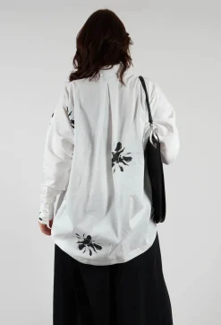 Long-Sleeved Shirt in Bianco