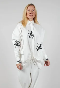 Long-Sleeved Shirt in Bianco