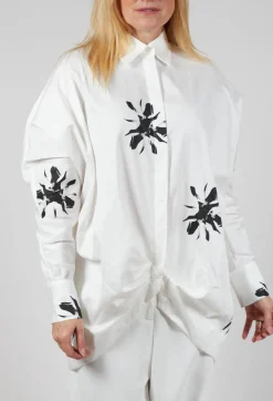 Long-Sleeved Shirt in Bianco