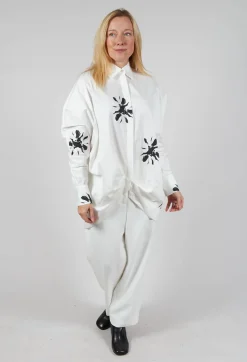 Long-Sleeved Shirt in Bianco