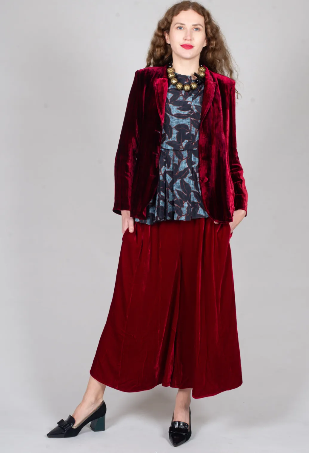 Maika Jacket in Tiedye Red