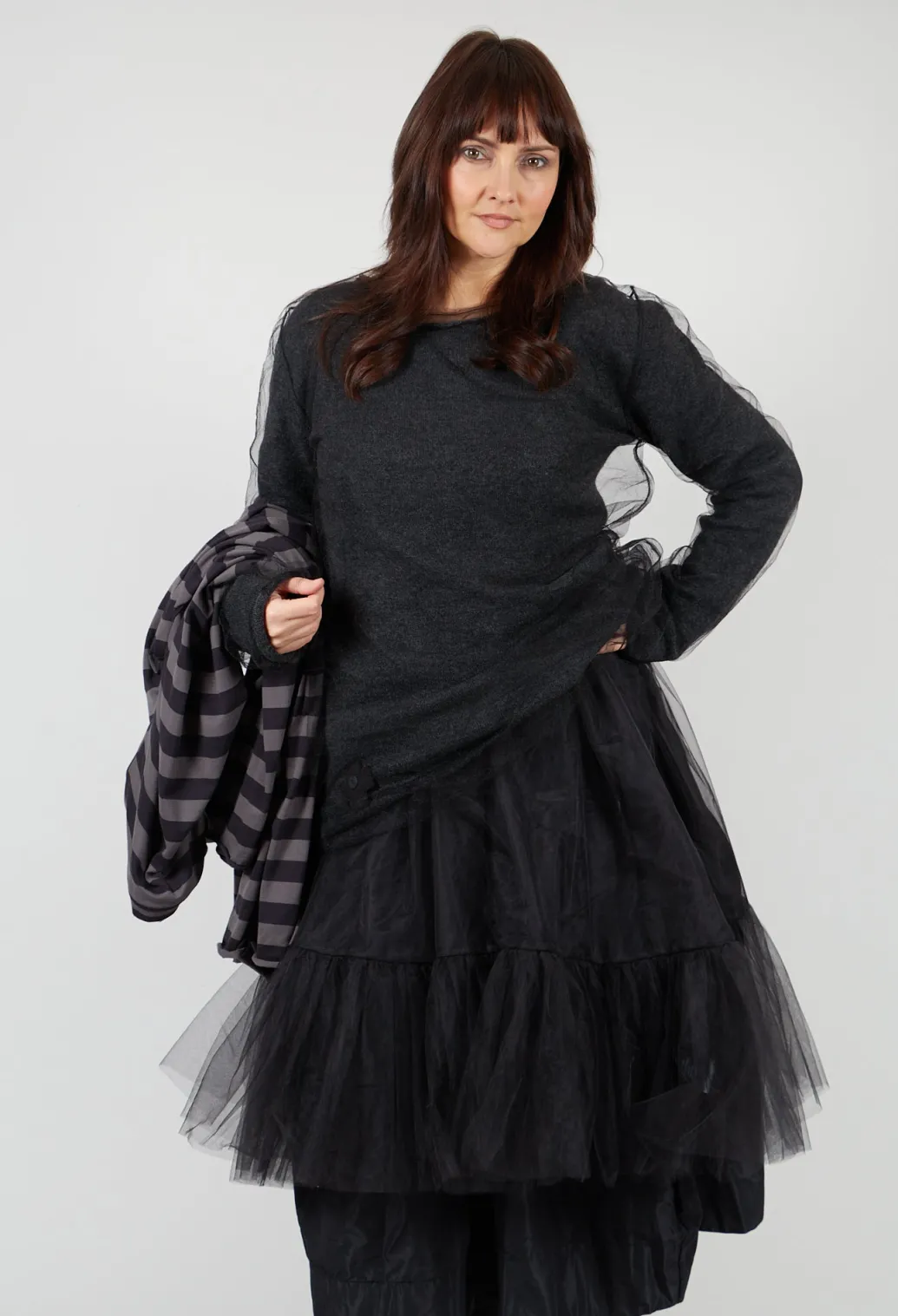 Mesh Knit in Anthra