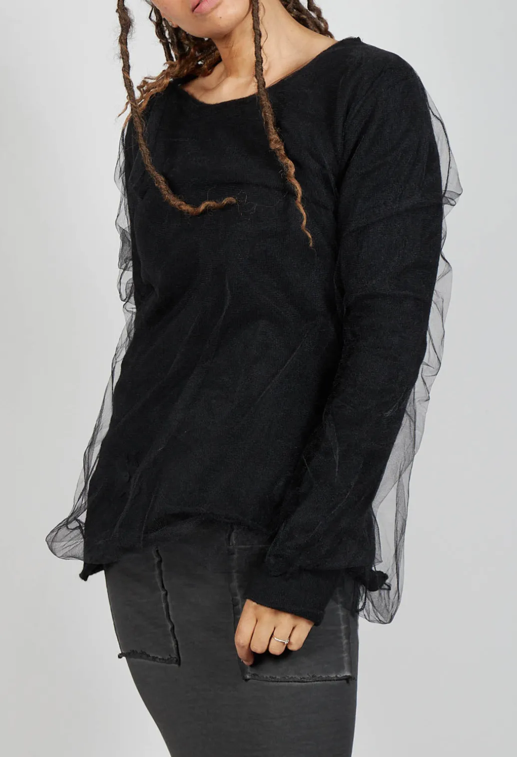 Mesh Knit in Black