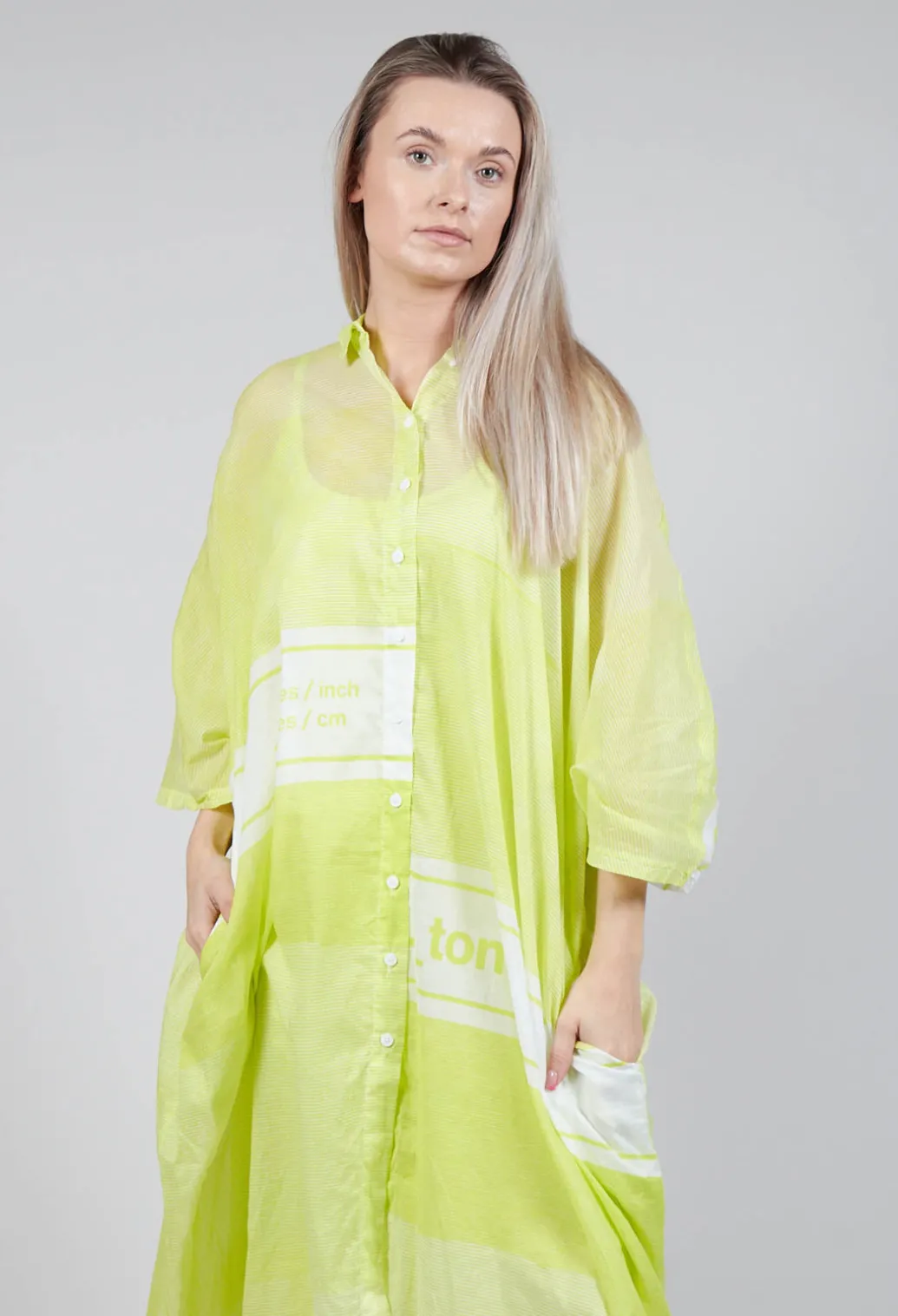 Midi Cotton Shirt Dress in Sun Print