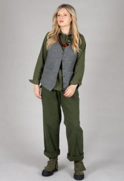Mikumi Blouse in Khaki