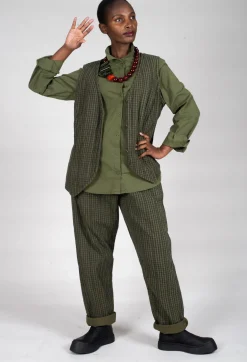 Mikumi Blouse in Khaki