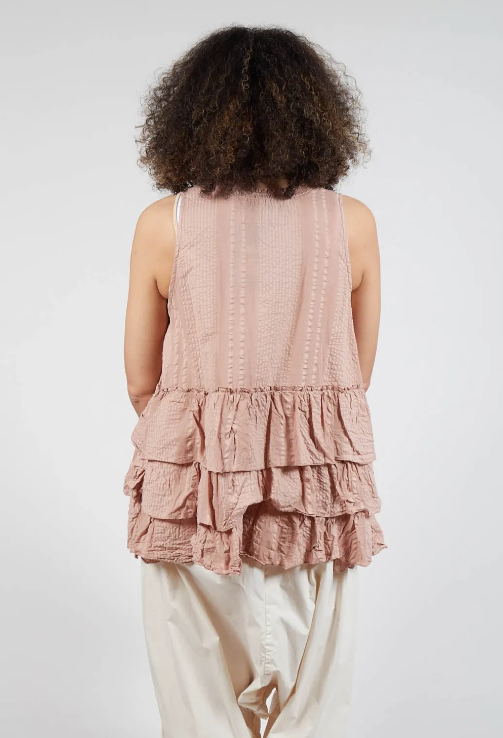 Miracle Top in Embossed Pink