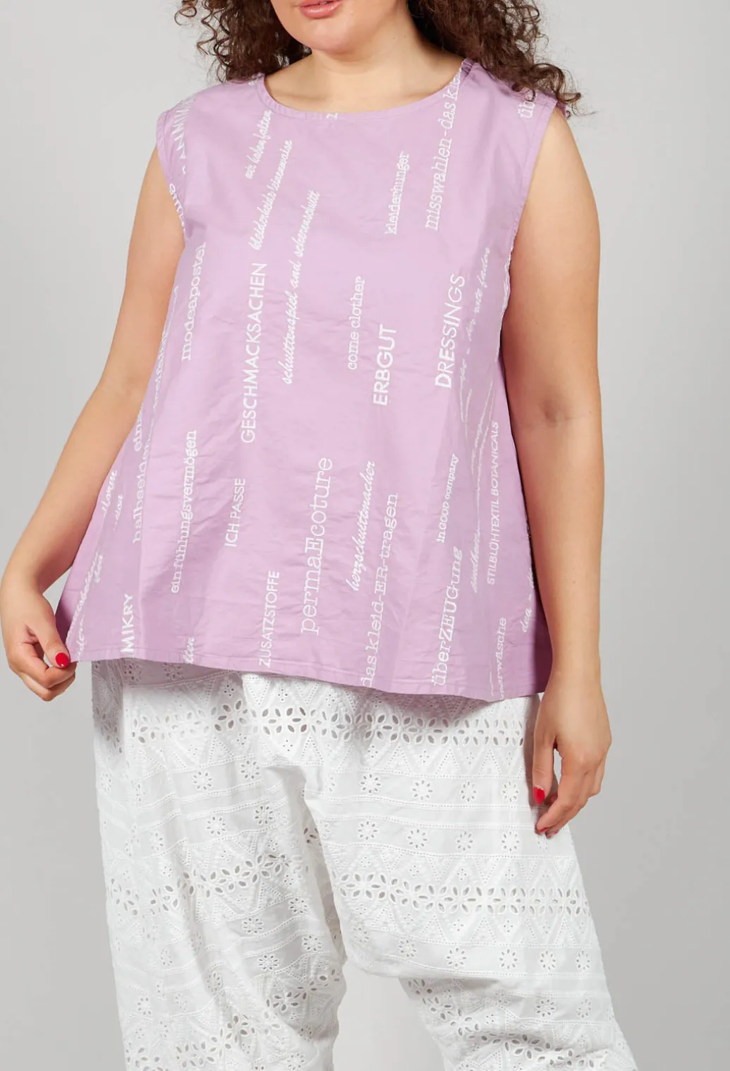 Mischweise Top in Perlmutt