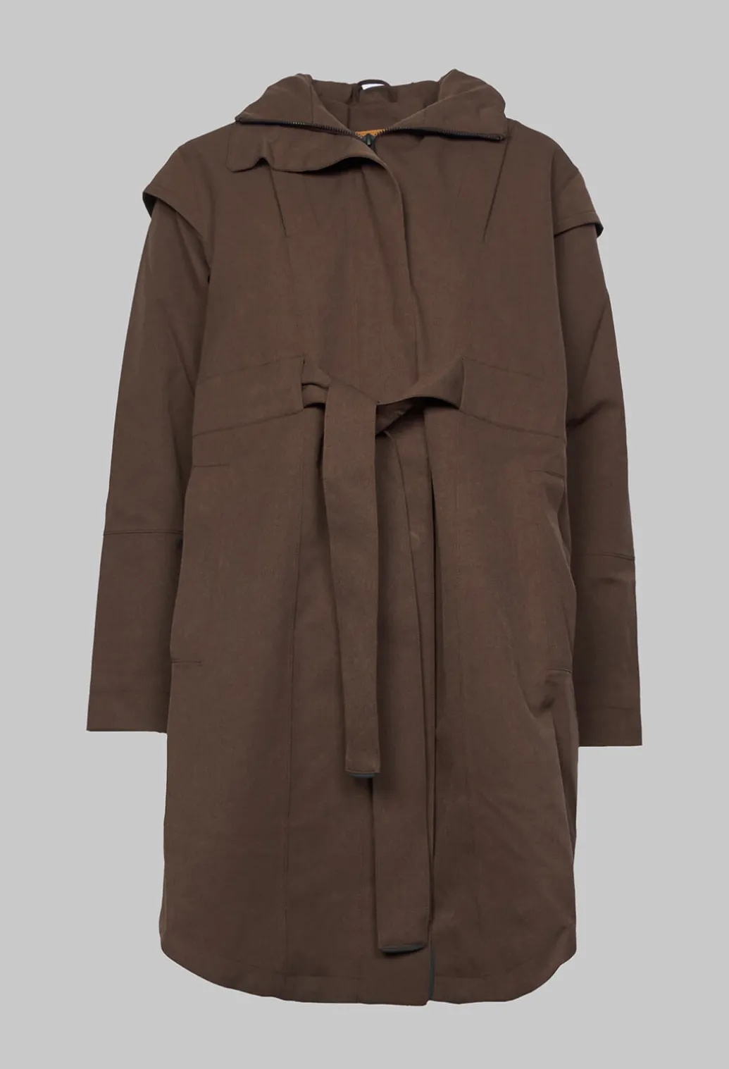 Monsun Coat in Chocolate Brown