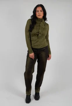 Murmur Jersey Top in Green