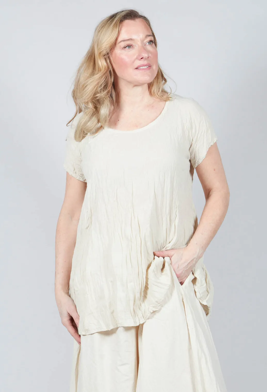 Nahrund Shirt in Stroh
