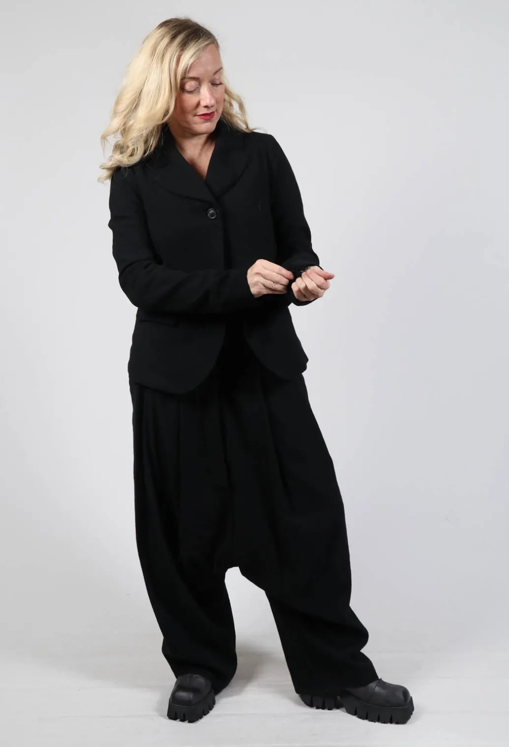 Open Arm Jacket in Black