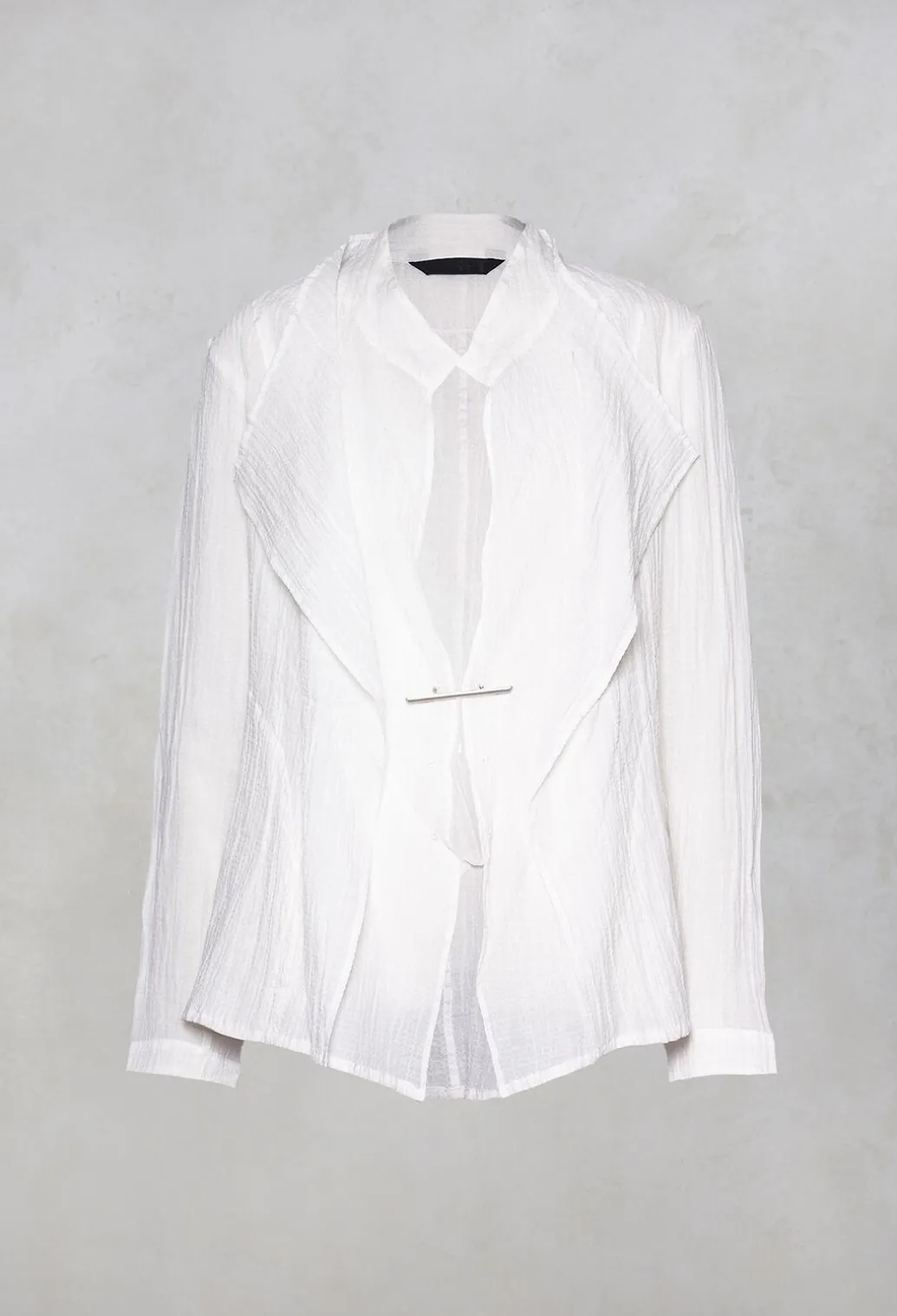Open Front Jacket in White
