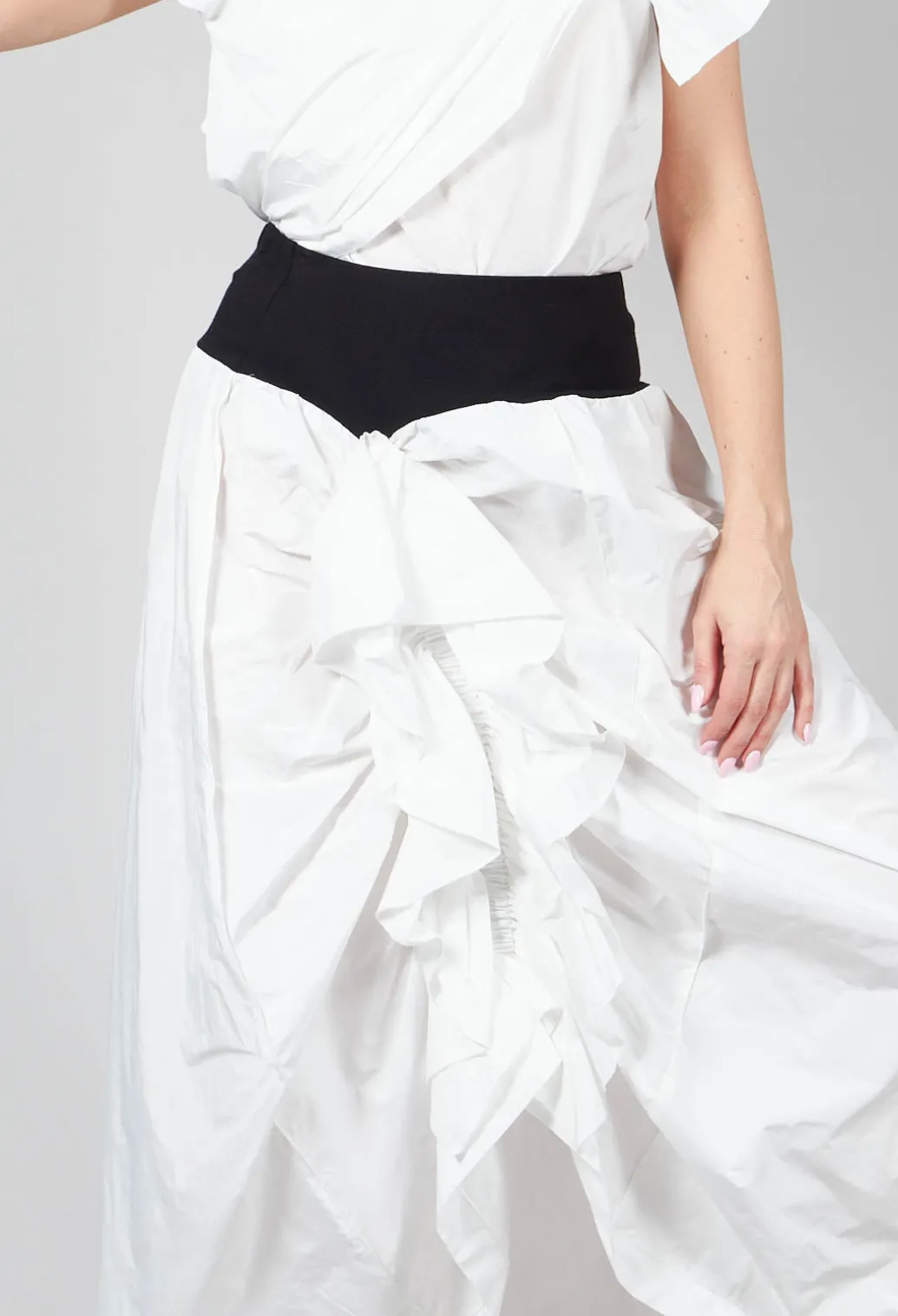 ORDI Skirt in Black with White