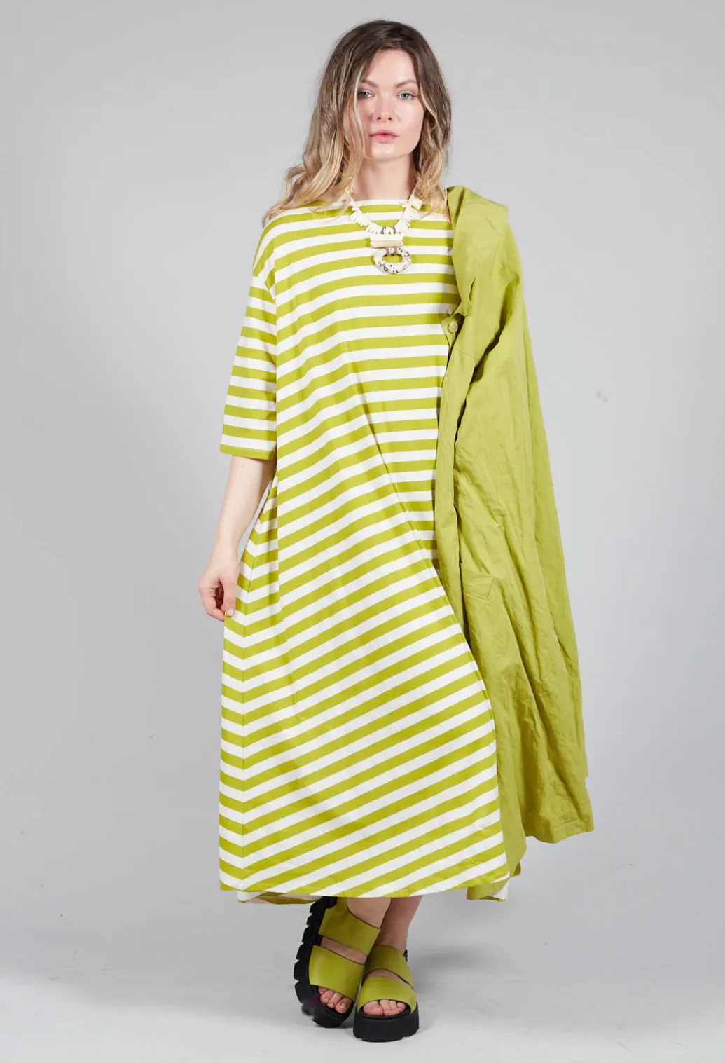 Oversized T-Shirt Dress in Pistachio