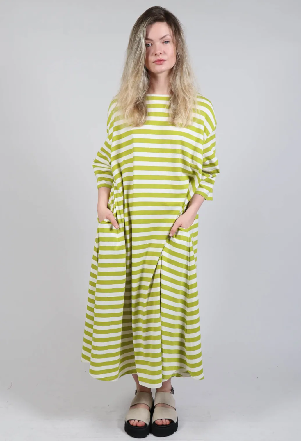 Oversized T-Shirt Dress in Pistachio