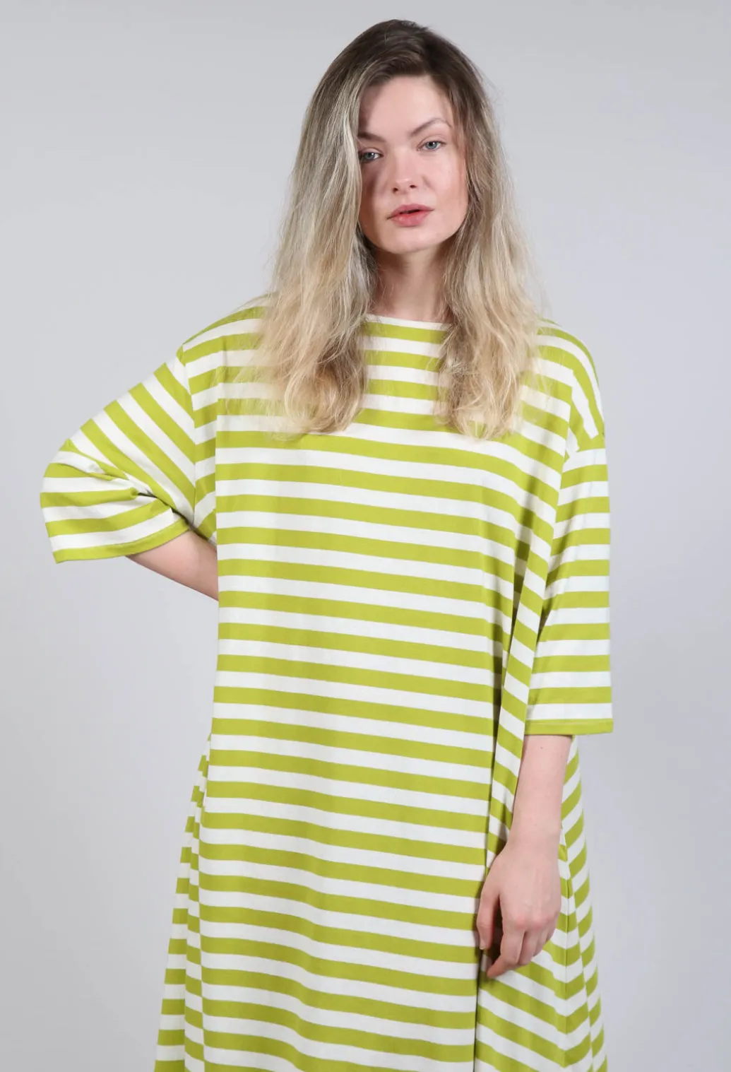 Oversized T-Shirt Dress in Pistachio