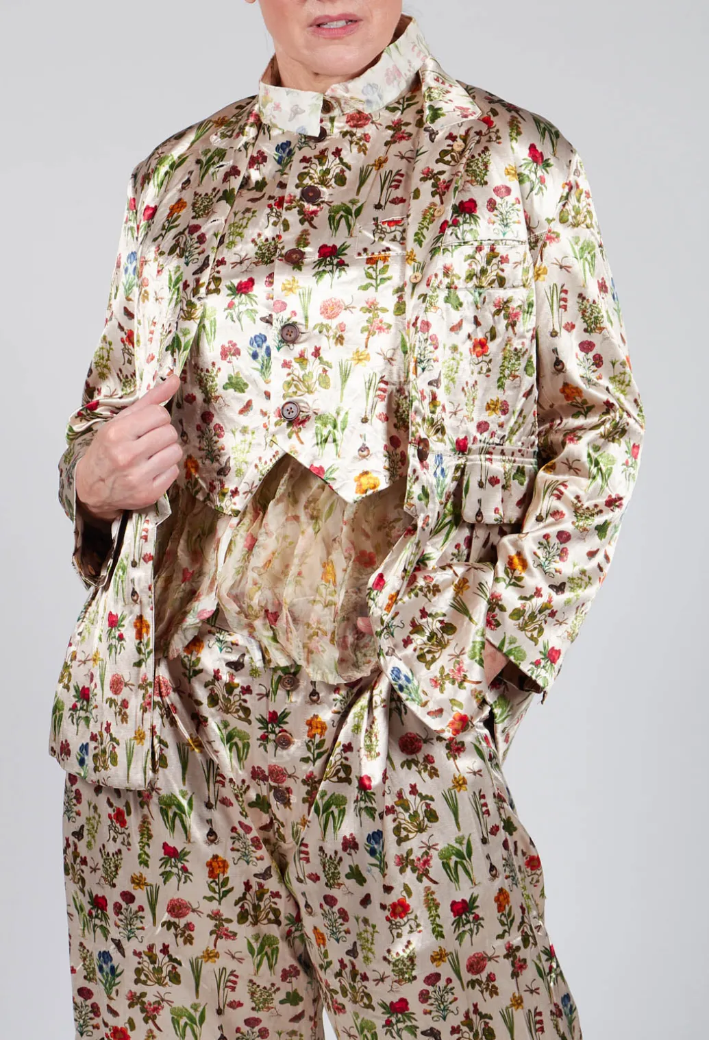 Padded Jacket in Petite Fleurs