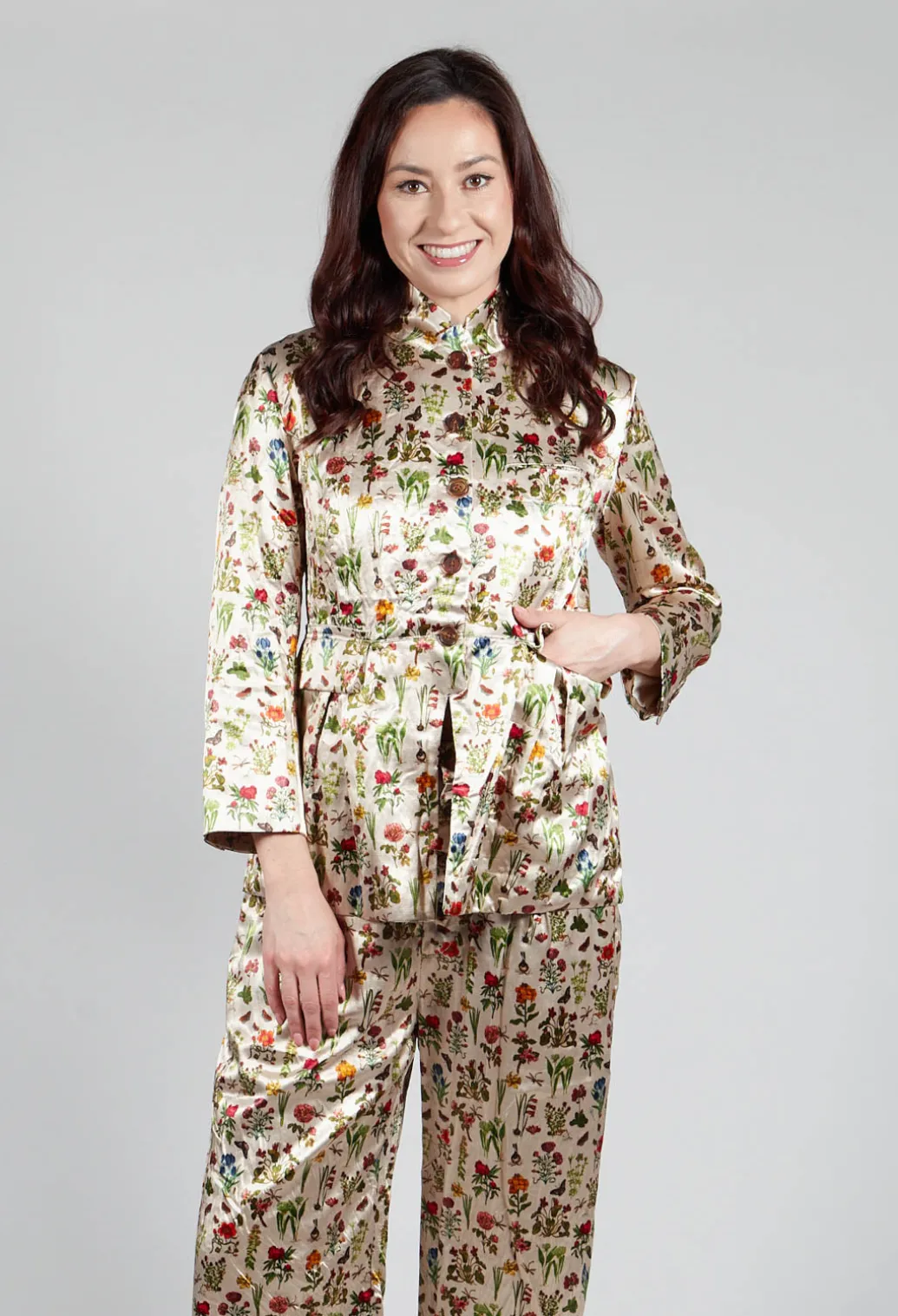 Padded Jacket in Petite Fleurs
