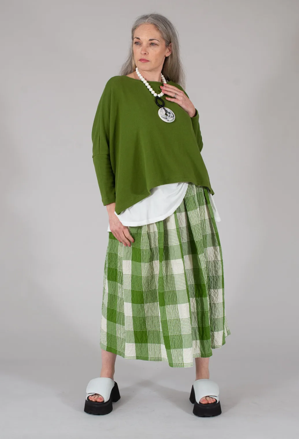 Panarea Q Skirt in Avocado