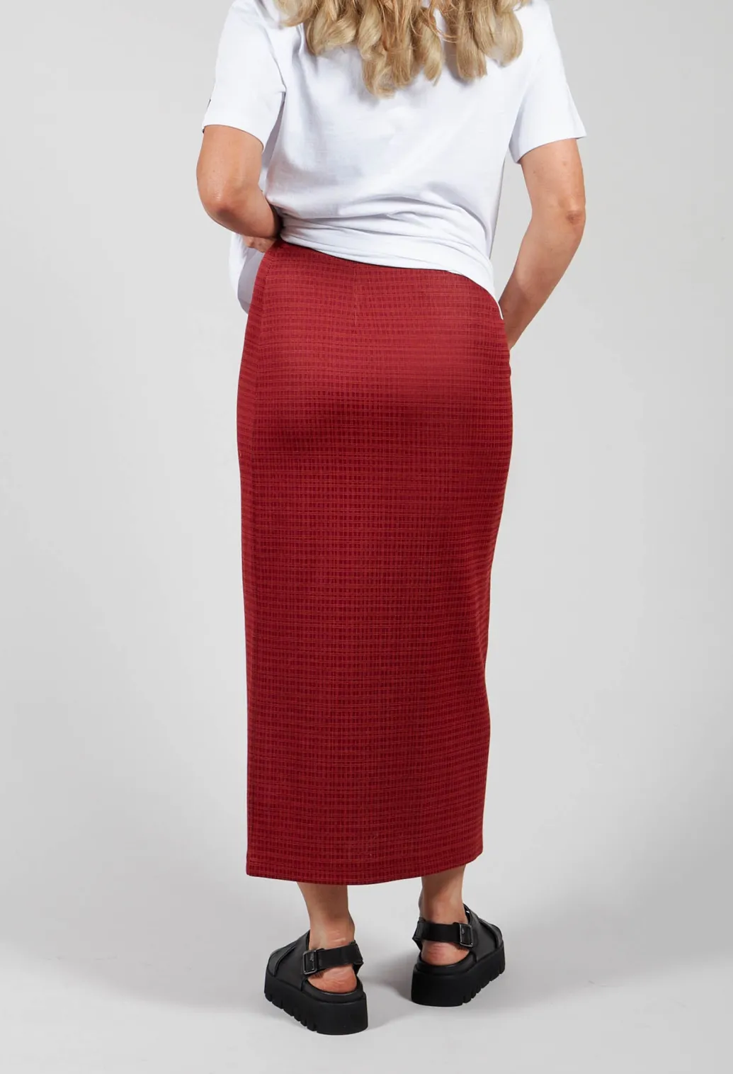 Pencil Skirt in Clay