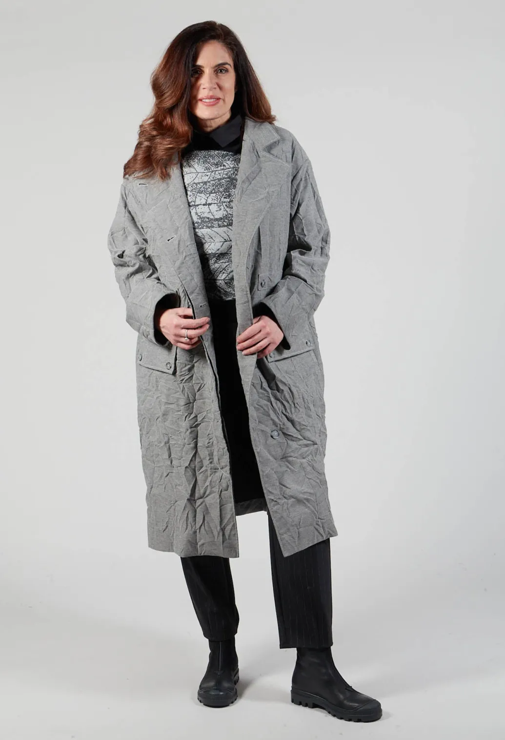 Perry Coat in Anthra