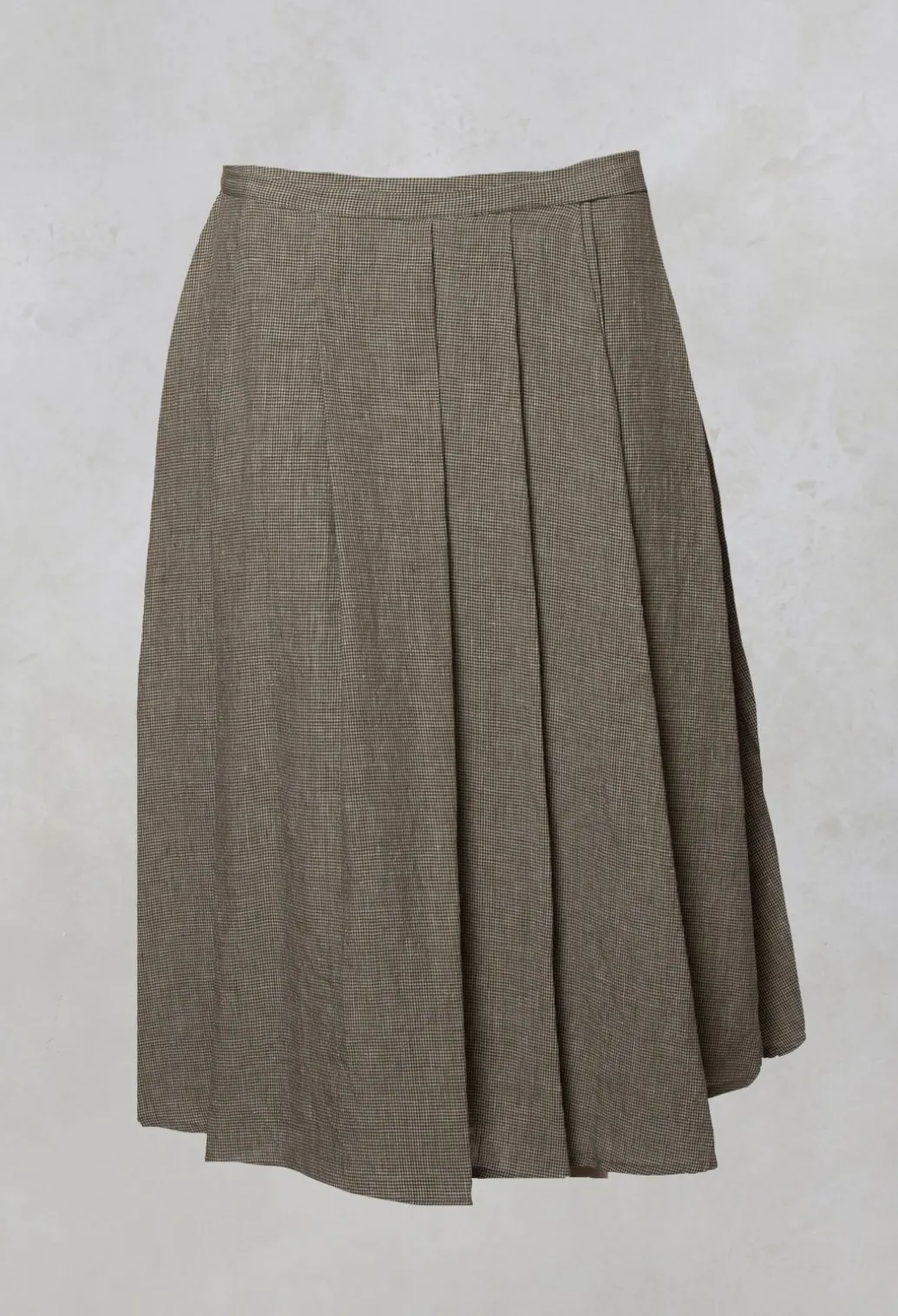 Pleated Skirt in Green