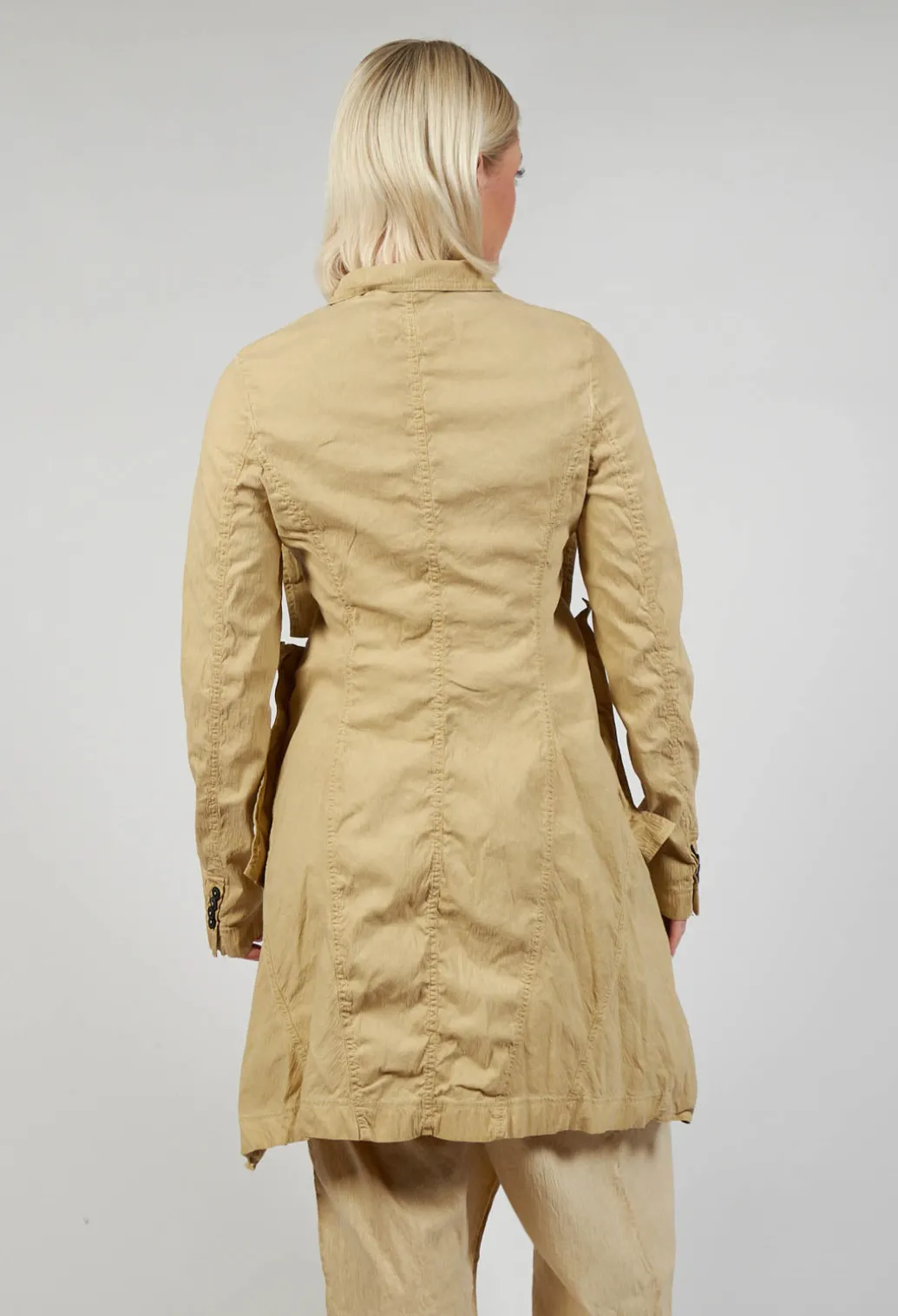 Pocket Overcoat in Wax Cloud