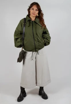 Pocket Wool Trousers in Cream
