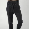 PRE-ORDER - Asymmetric Belt Loop Trouser in Black Dust