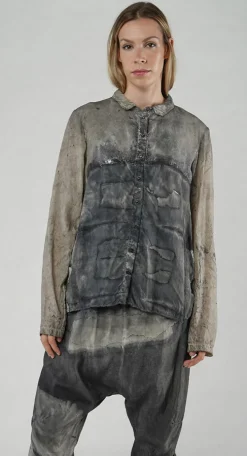 PRE-ORDER - Button Up Shirt in Moon Pigment (Pictured in Asteroid Pigment)