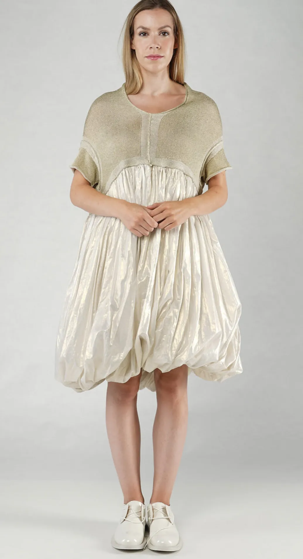 PRE-ORDER - Contrast Skirt Dress in Galaxy Sparkle