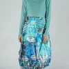PRE-ORDER - Cropped Pullover in Navy Print (Pictured in Aqua Print)