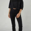 PRE-ORDER - Cropped T-Shirt in Galaxy Sparkle (Pictured in Black Sparkle)