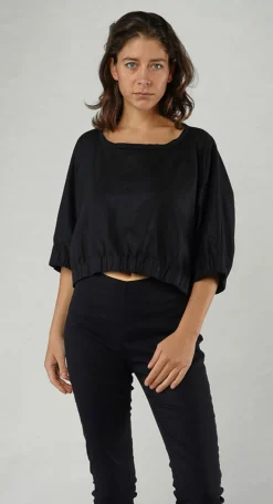 PRE-ORDER -  Cropped T-Shirt in Moon Sparkle (Pictured in Black Sparkle)
