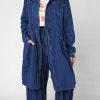 PRE-ORDER - Denim Trench Coat in Mandarine Dye (Pictured in Stonewash)