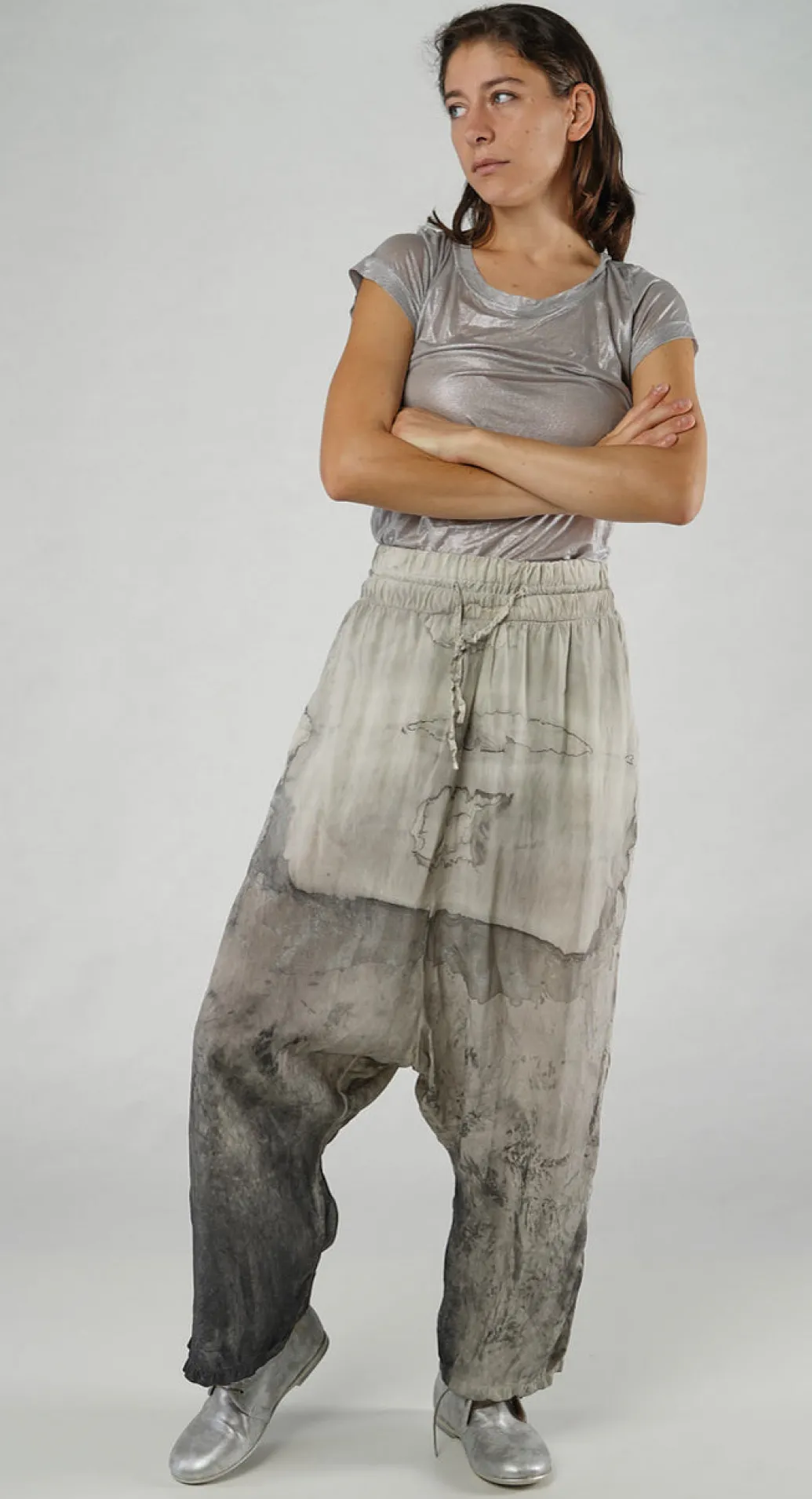 PRE-ORDER - Drawstring Trouser in Asteroid Pigment
