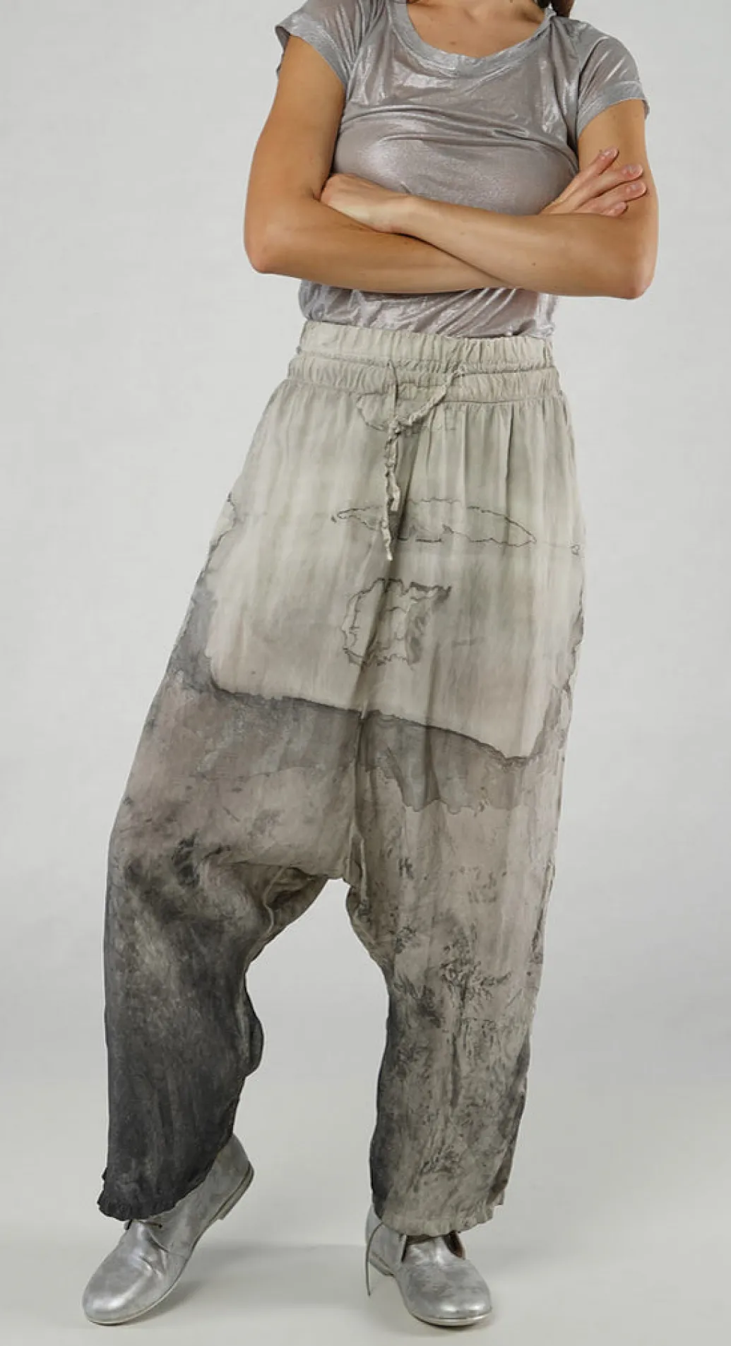 PRE-ORDER - Drawstring Trouser in Asteroid Pigment
