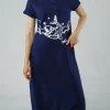 PRE-ORDER - Drop Crotch Jumpsuit in Malibu Print (Pictured in Navy Print)