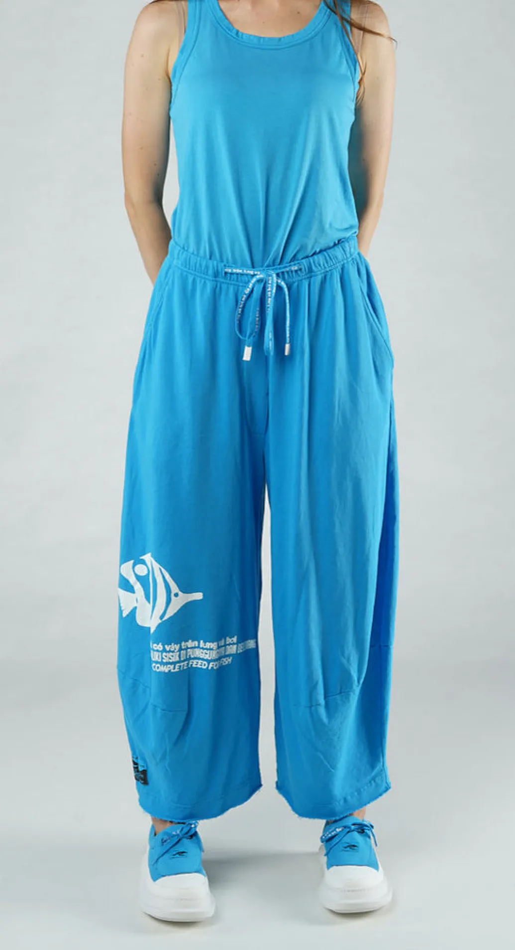 PRE-ORDER - Jersey Joggers in Offwhite Print (Pictured in Malibu Print)