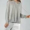 PRE-ORDER - Lightweight Hooded Pullover in Grey