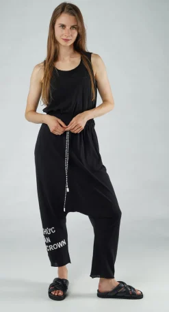 PRE-ORDER - Lightweight Knitted Trousers in Malibu Offwhite (Pictured in Black Offwhite)
