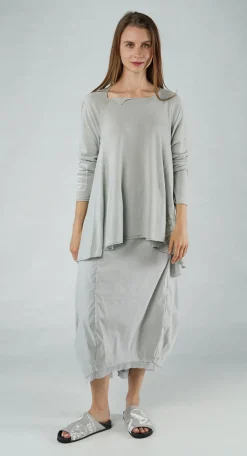 PRE-ORDER - Lightweight Pullover in Black Offwhite (Pictured in Grey Offwhite)