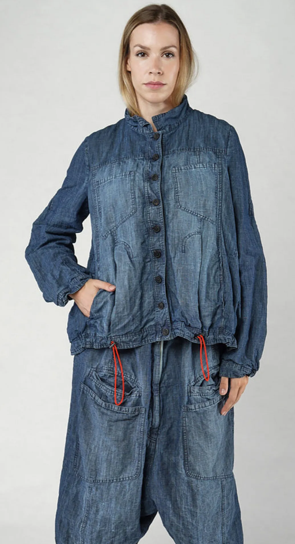 PRE-ORDER - Lightweight Utility Jacket in Semibleach (Pictured in Stonewash)